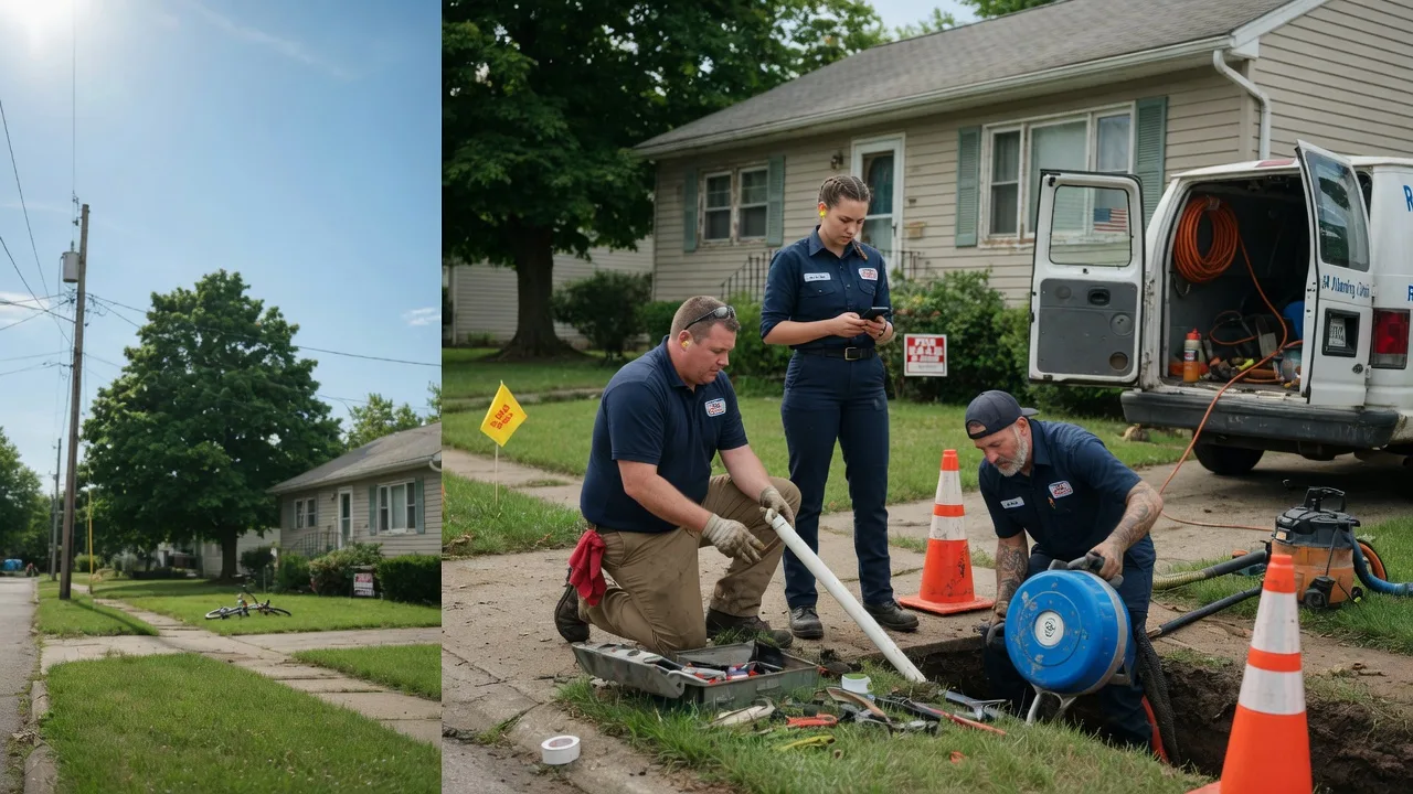 Sewer Line Repair in Benld, IL near me